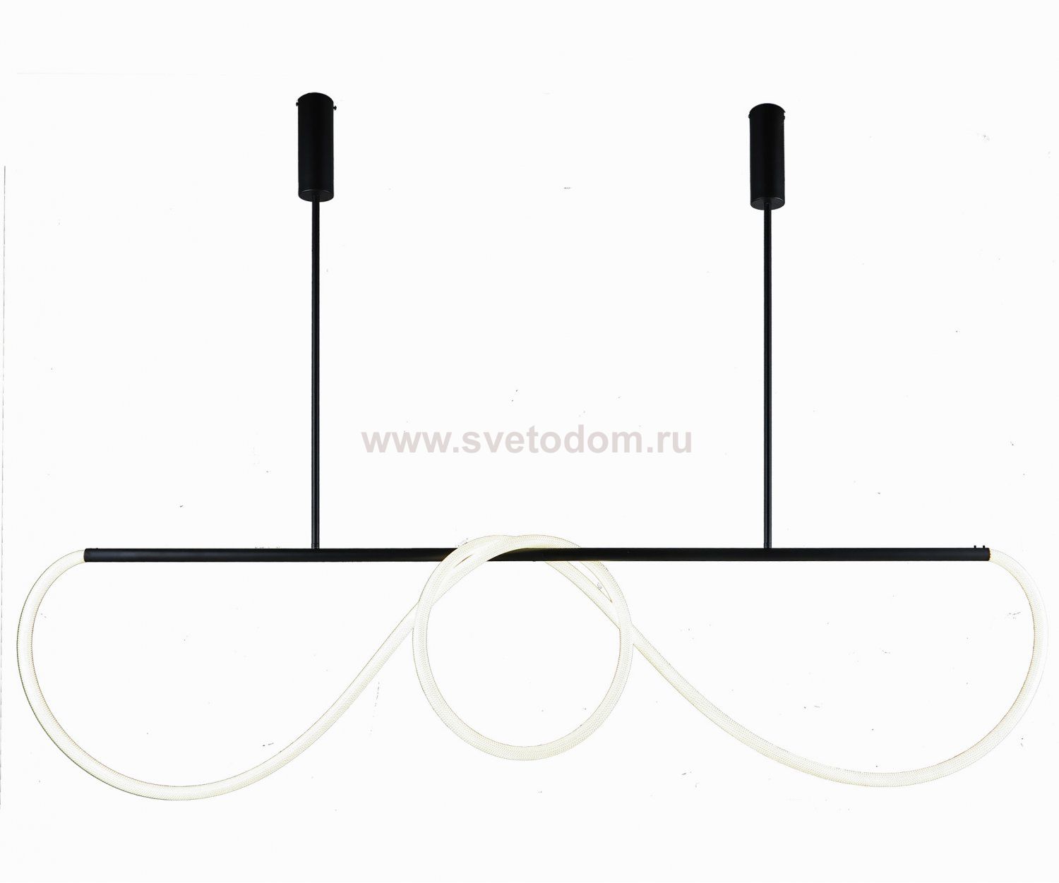 Kink Light 08041K-150,19(4000K) Подвес диммируемый Далия черный L150 h100 Led 90W (4000K) с пультом ДУ