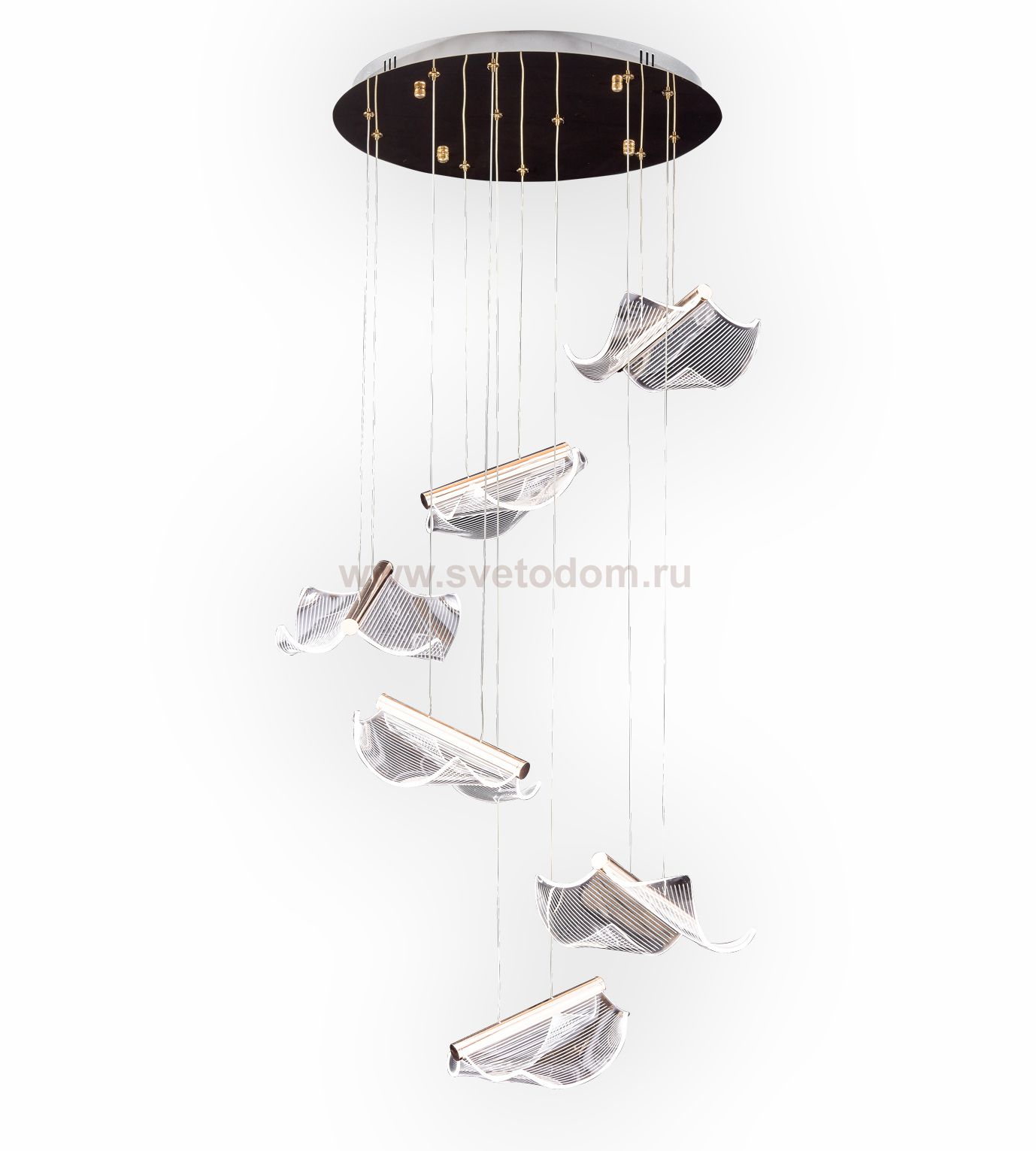 Подвес Kink light золото d60 h200 Led 72W (3000K) Нубе