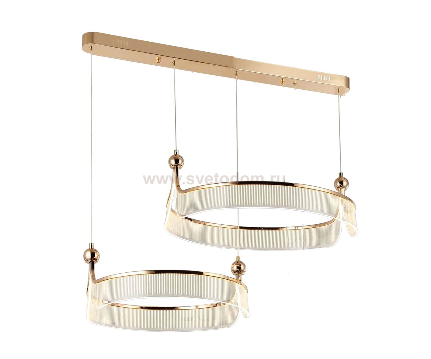 Kink Light 08045-80+60,37 Подвес Риваль французское золото d80+60 L115 h150 Led 99W (3000K)