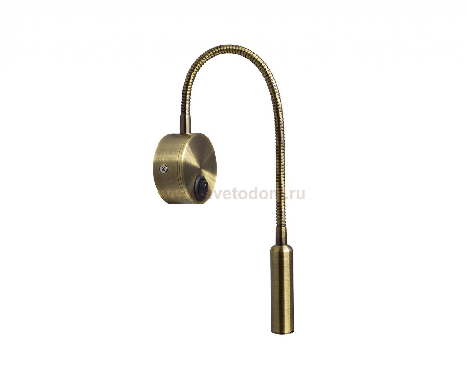 Kink Light 08100,20(3000K) Светильник Лайт бронза w42*6,4 Led 1*3W (3000K)