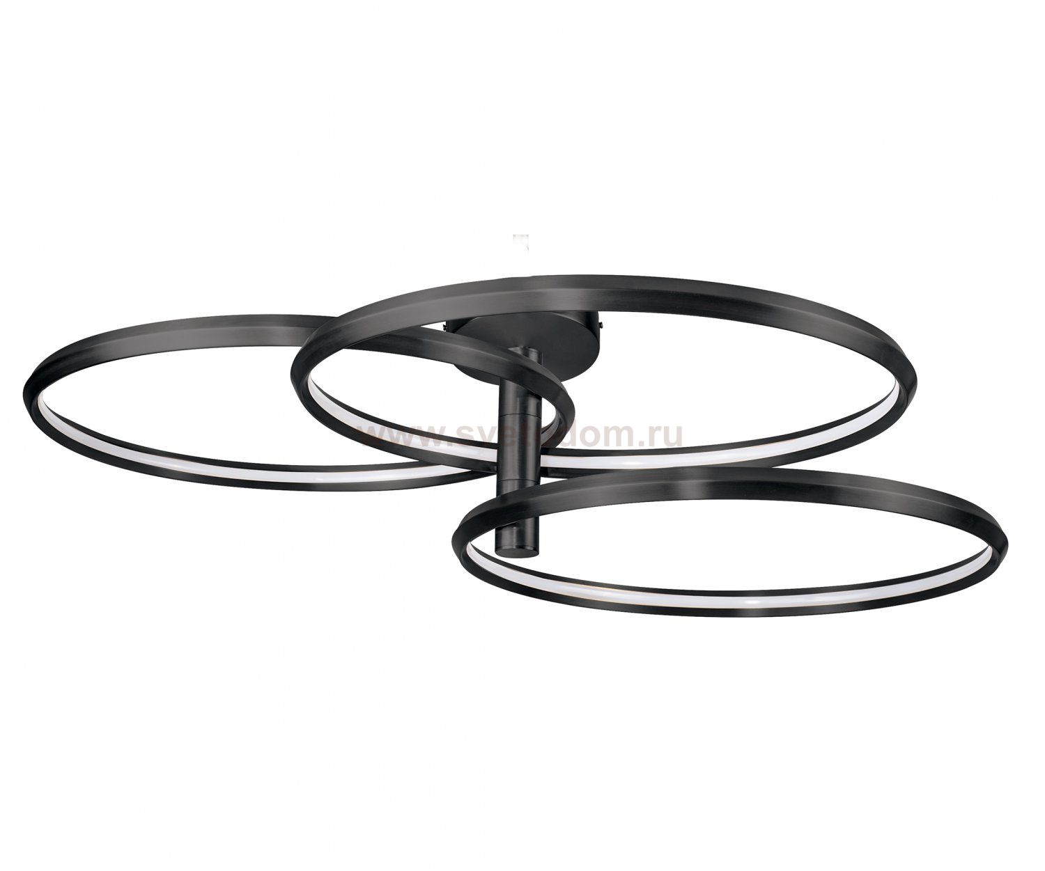 Kink Light 08203,19(4000K) Люстра Тор-Трио черный d101 h24 Led 54w (4000k)