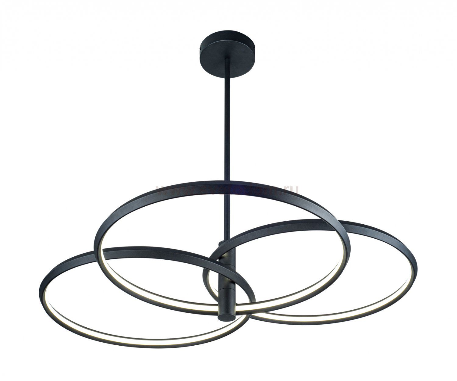 Kink Light 08203,19P(4000K) Люстра Тор-Трио черный d101 h150 Led 54w (4000k)