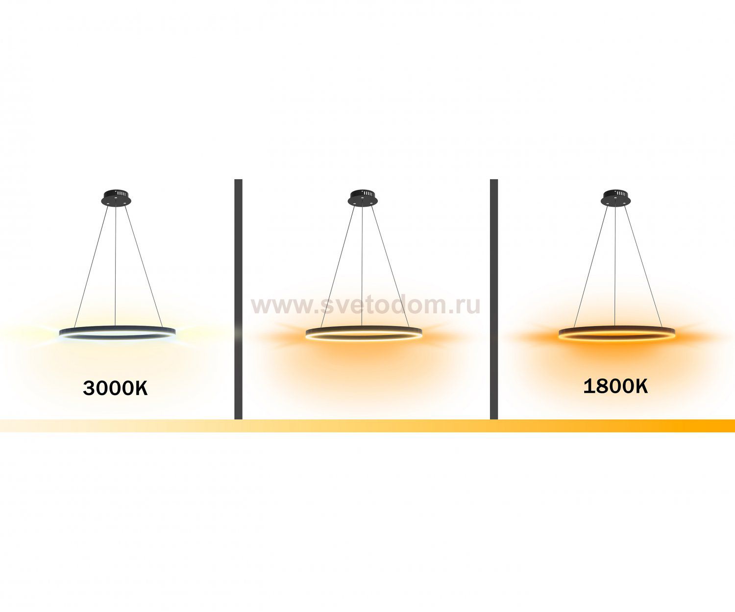 08212,19A(dim to warm) Подвес Тор черный d40