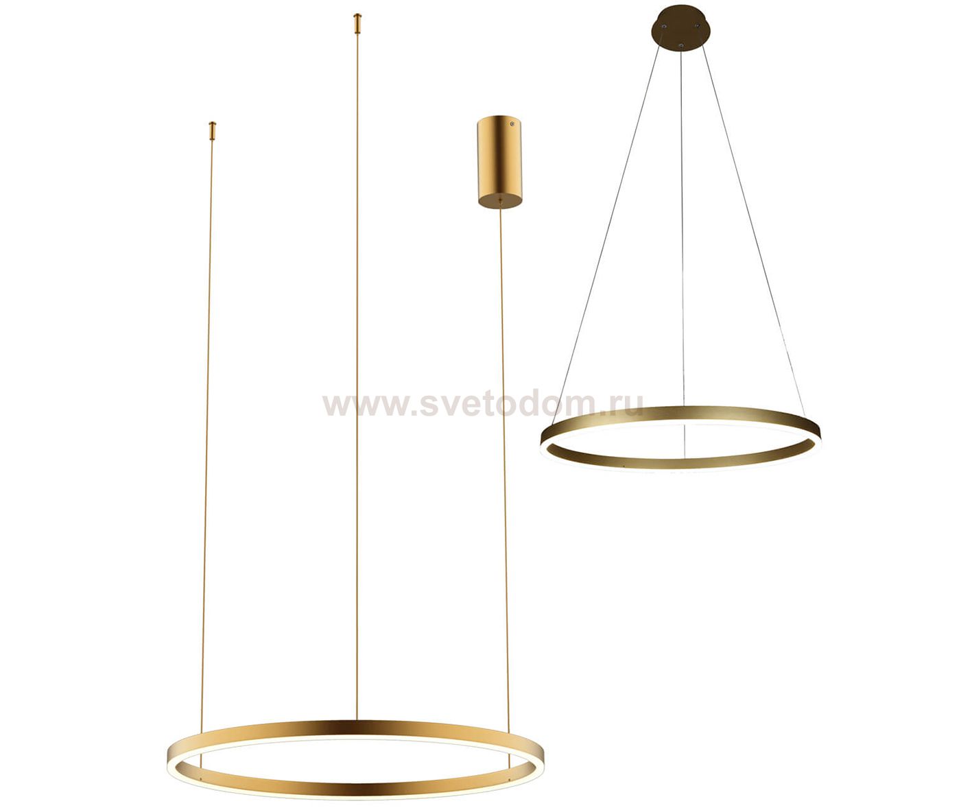 08213S,33P(3000K) Подвес Тор мат.золото d60