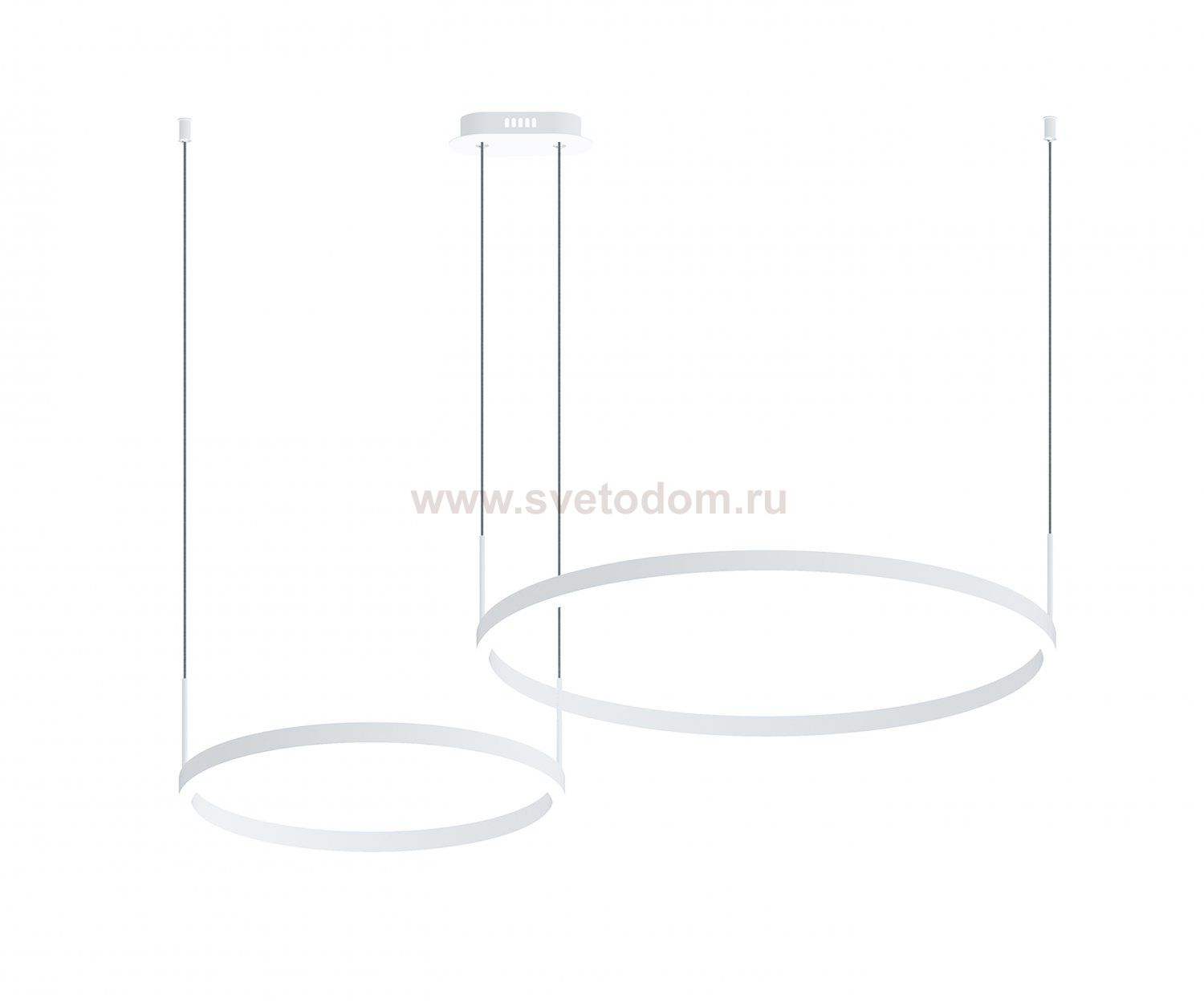 08219,01PA Подвес диммируемый Тор белый w90*60(d40+60) h150 Led 60W (4000K) Kink light