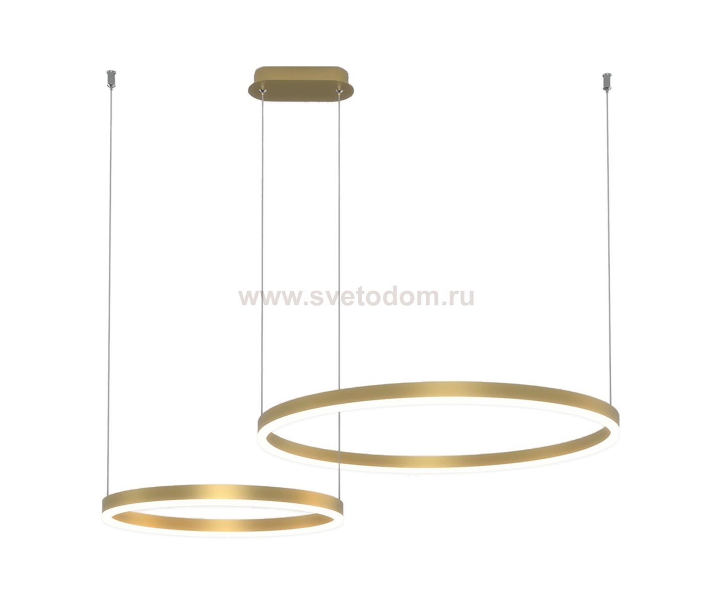 Kink Light 08219,36PA(3000K) Подвес Тор латунь w90*60 (d40+60) h150 Led 60W (3000K)