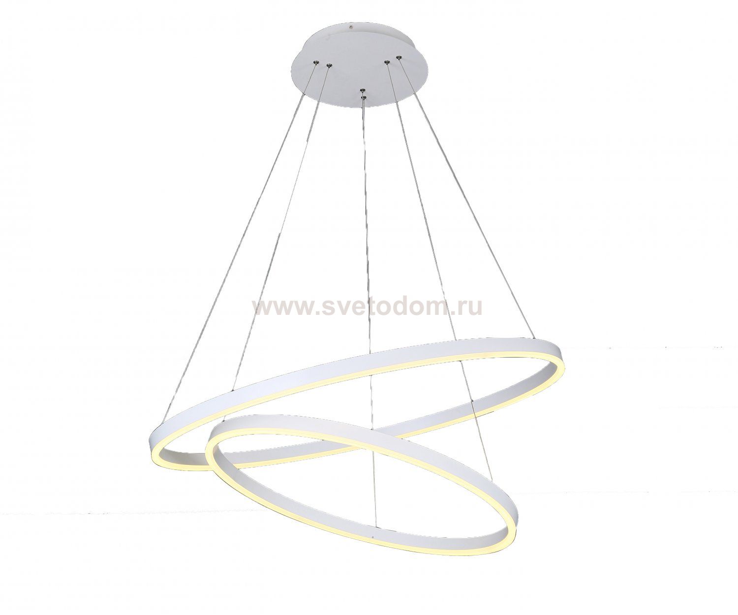 08220,01A(4000K) Подвес диммируемый Тор белый d80+60 h150 Led 86W (4000K) Kink light