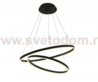 08220,19A(4000K) Подвес диммируемый Тор черный d80+60 h150 Led 86W (4000K) Kink light
