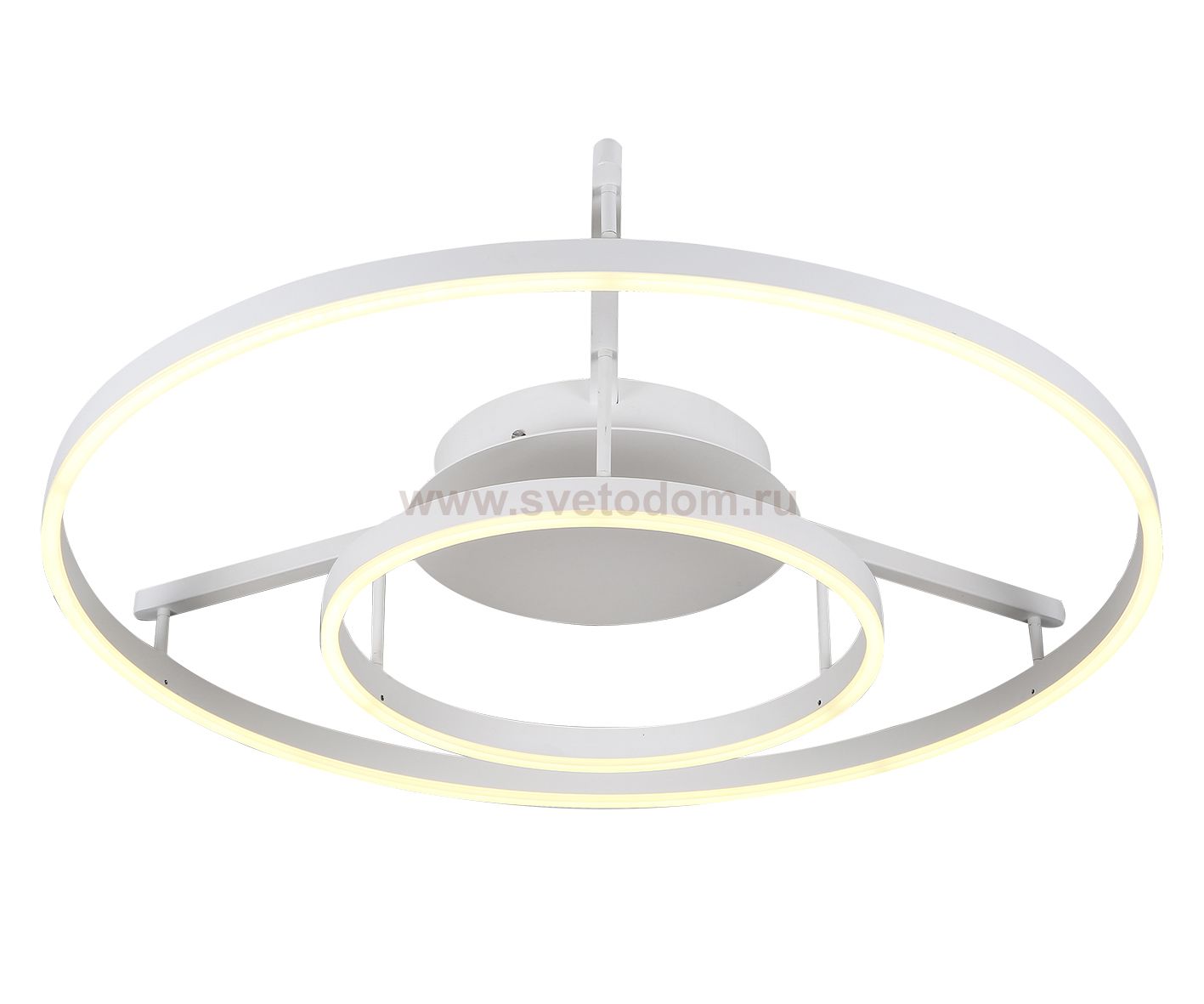 Светильник ТОР белый d80+40 h15 Led 74W (4000K) с пультом ДУ, функция Sleep Kink light 08221,01(4000K)