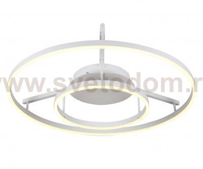 Светильник ТОР белый d80+40 h15 Led 74W (4000K) с пультом ДУ, функция Sleep Kink light 08221,01(4000K)