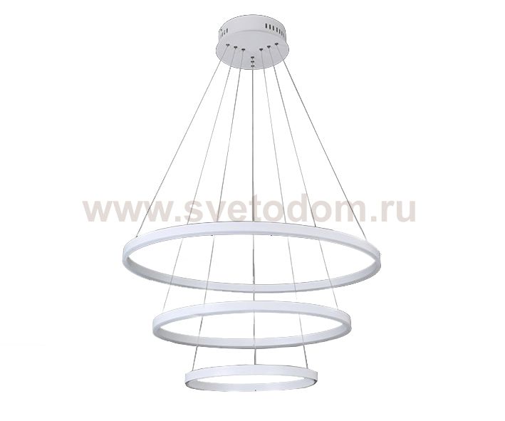 08223,01A(4000K) Подвес диммируемый Тор белый d80+60+40 h160 Led 110w (4000K) Kink light