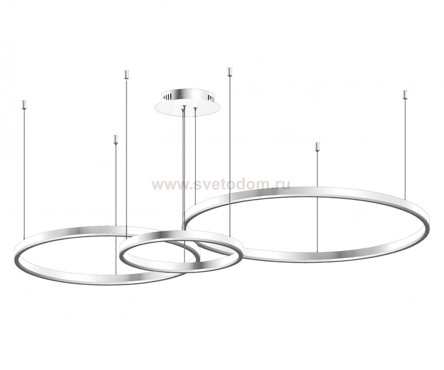 08223,01PA(4000K) Подвес диммируемый Тор белый w133.5*95(d80+60+40) h150 Led 110w (4000k) Kink light
