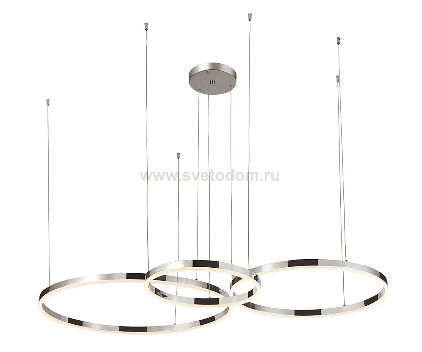 08223,35S(3000K) Подвес Тор никель d80+60+40 h110 Led 110W (3000k) Kink light