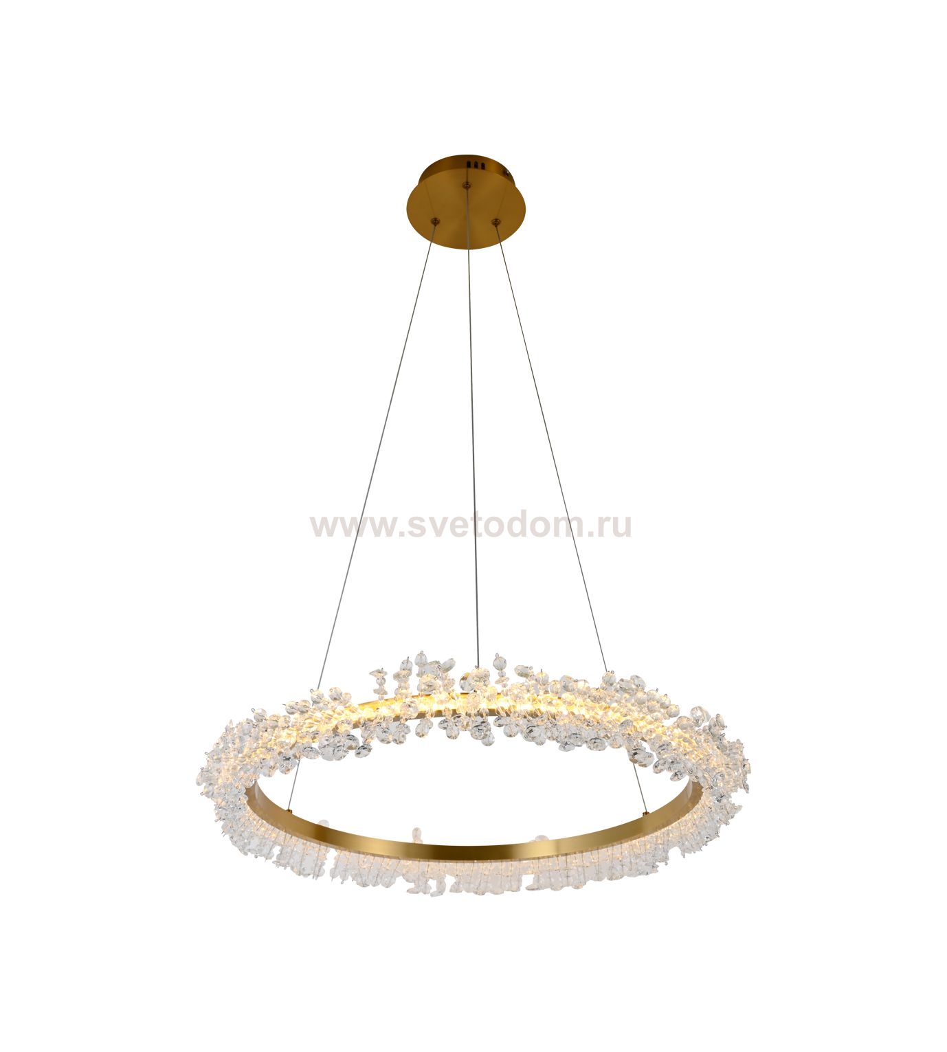 Kink Light 08243,36A Подвес Лаура латунь d60 h150 Led 36W (3000K)