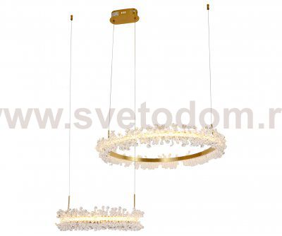 Kink Light 08245,36PA(4000K) Подвес димм.Лаура латунь d40+60