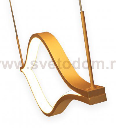 08258-60,33P Подвес Линн матовое золото w60*3 h200 Led 25W (3000K) Kink light