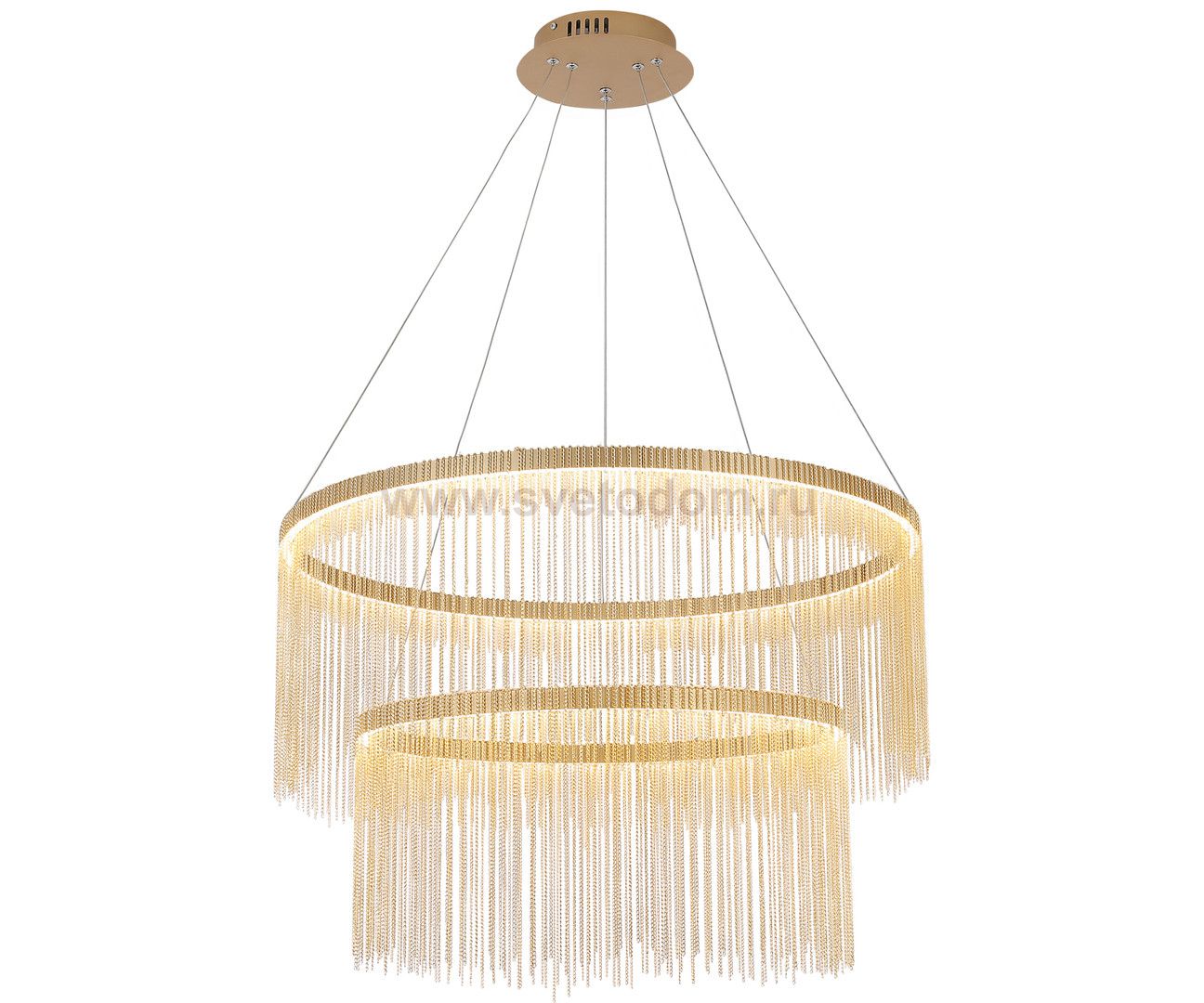 Kink Light 08260-60+40,33 Люстра Агни золото d60+40