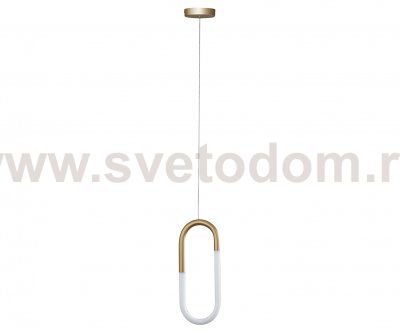 08271,33(3000K) Подвес Канто золото d14 h200 (высота корпуса светильника h36) Led 12W (3000K) Kink light