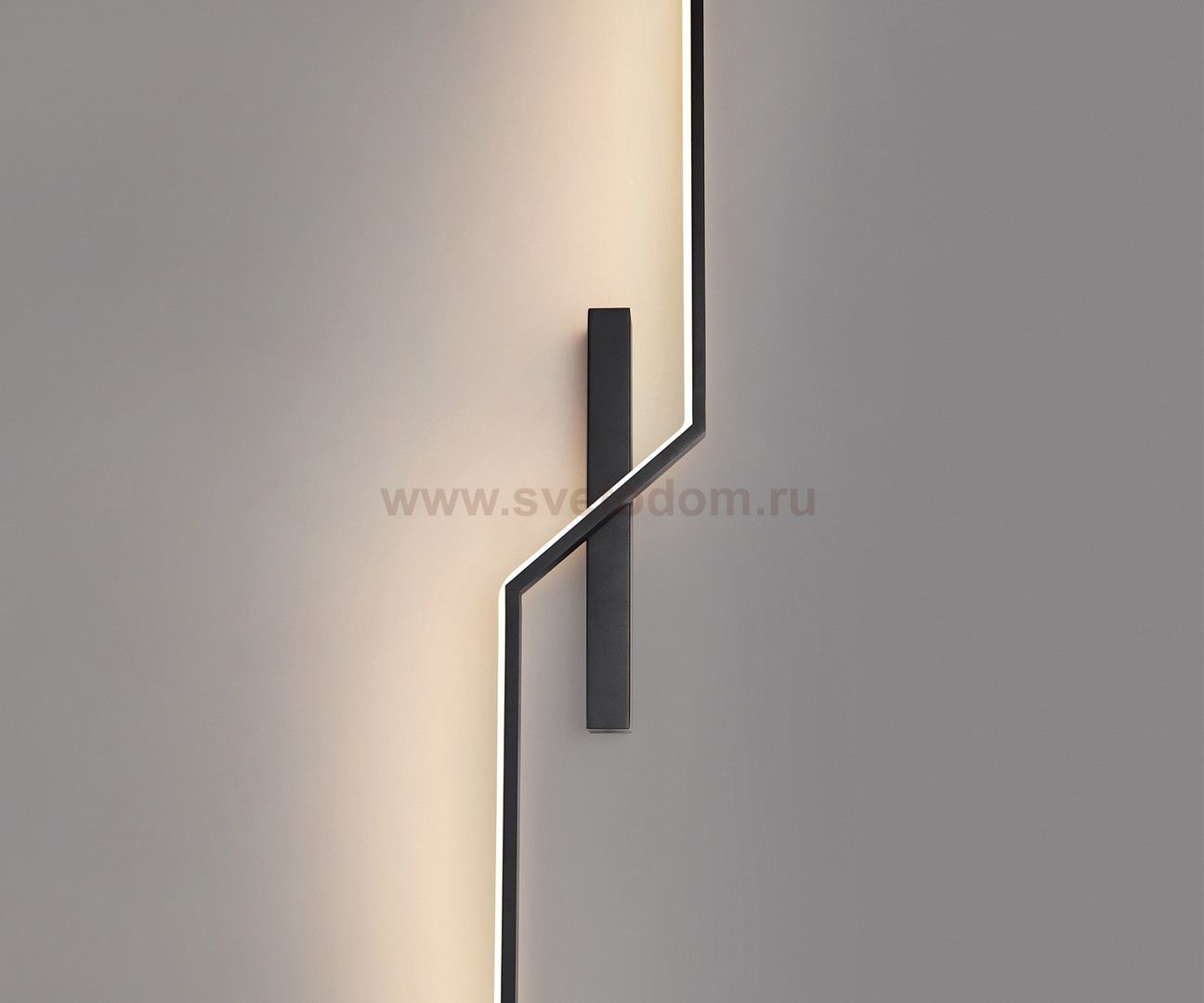 Kink Light 08411-100R,19(3000K) Бра Твист черный Led 17W