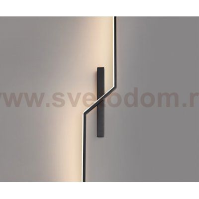 Kink Light 08411-100R,19(3000K) Бра Твист черный Led 17W