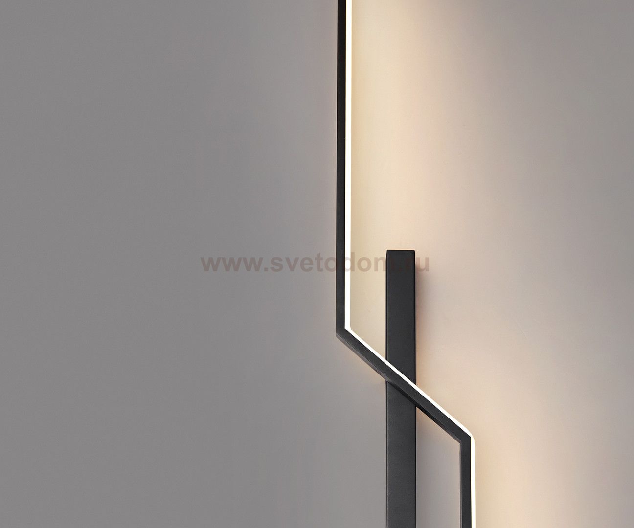 Kink Light 08411-80L,19(3000K) Бра Твист черный Led 13W