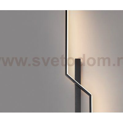 Kink Light 08411-80L,19(3000K) Бра Твист черный Led 13W