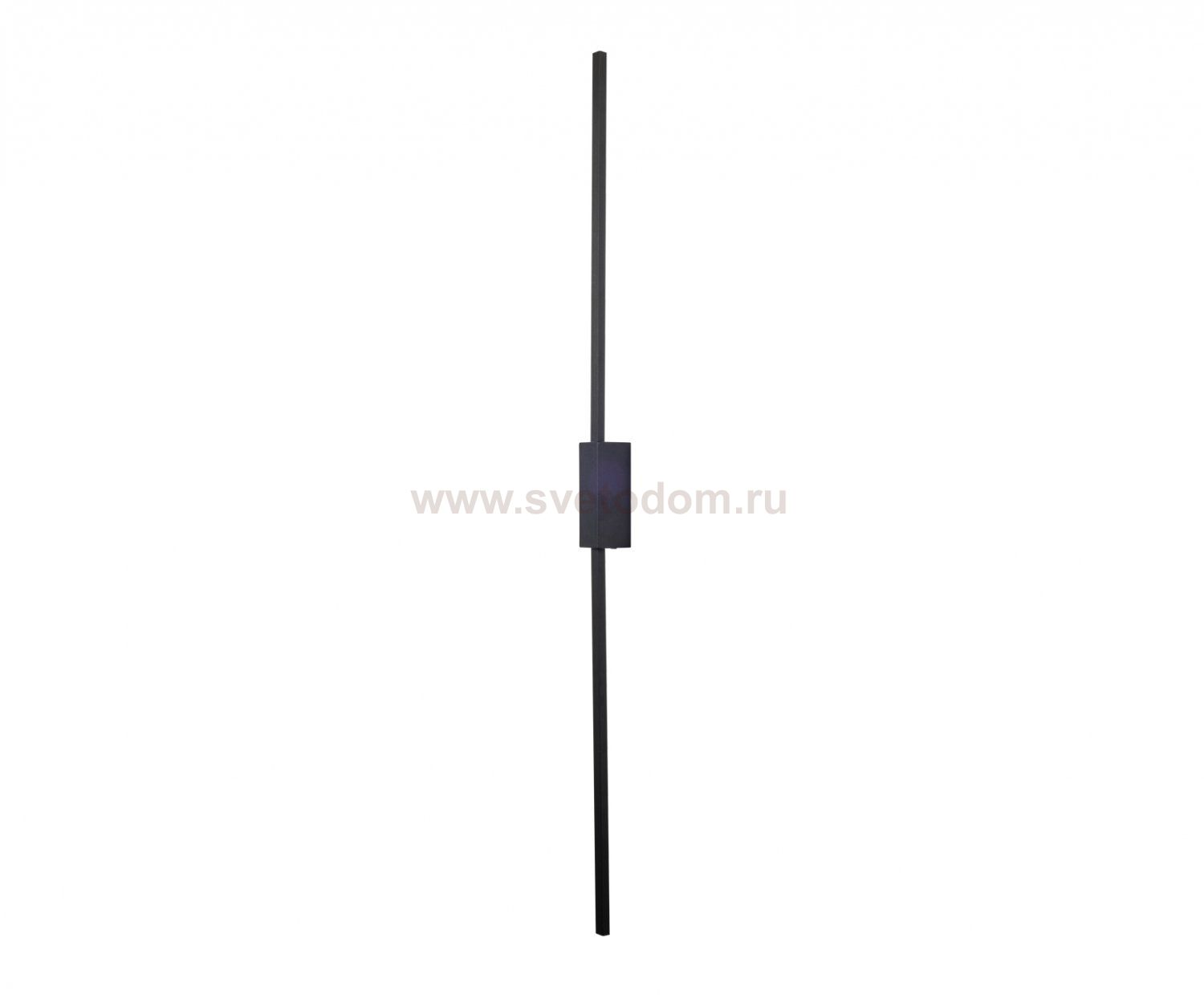 Kink Light 08419-100(IP44),19 Бра Стен черный w100*6 h5 Led 2*10W (4000K)