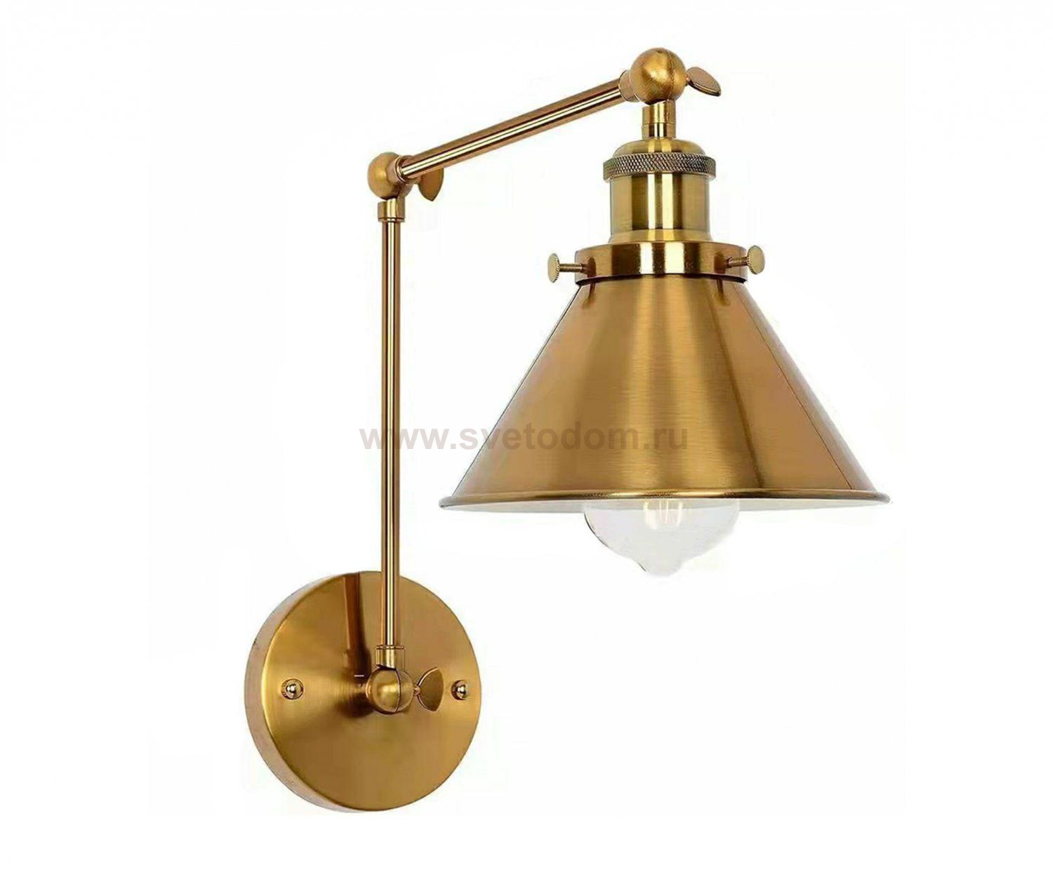 Kink Light 08420,20 Бра Арта бронза d18 h30-55 E27 40W