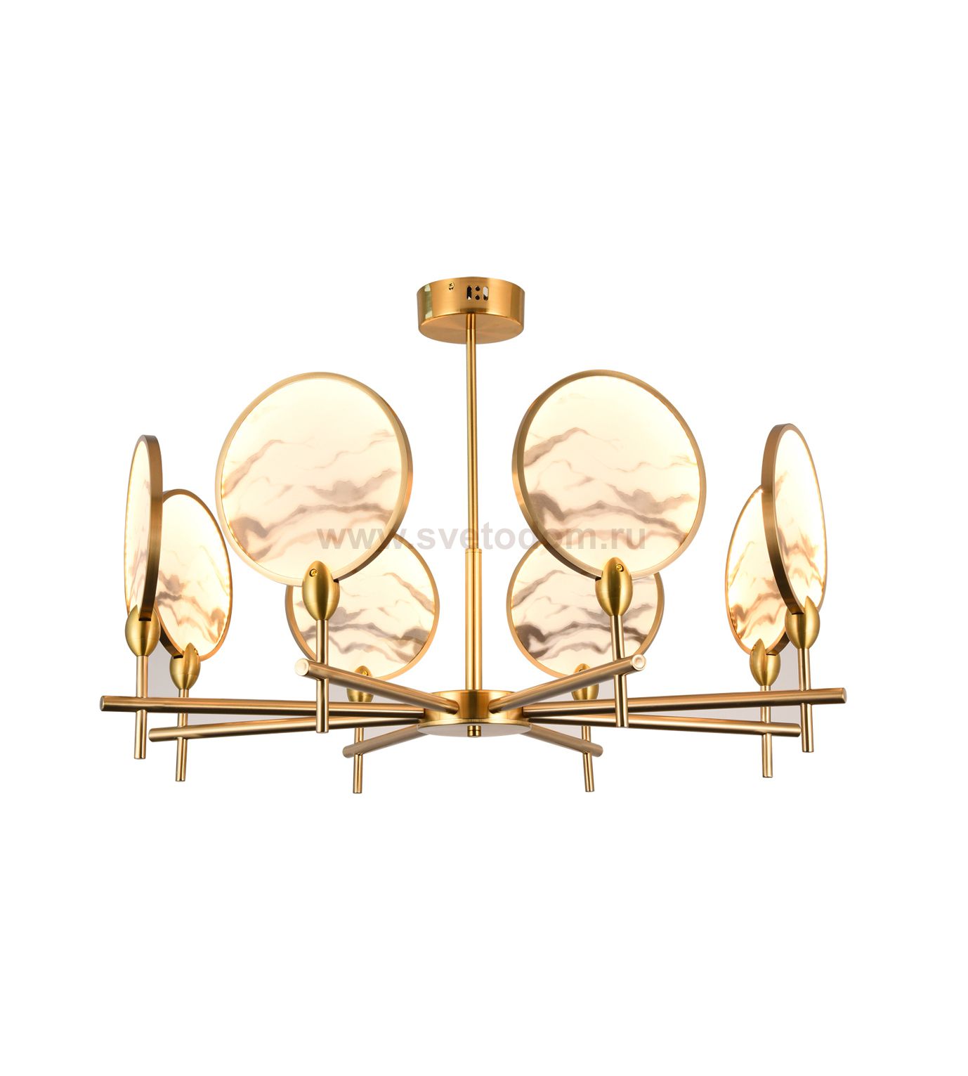 08421-8,20 Подвес ДЕНИСИЯ бронза d80 h80 Led 8*11W Kink light