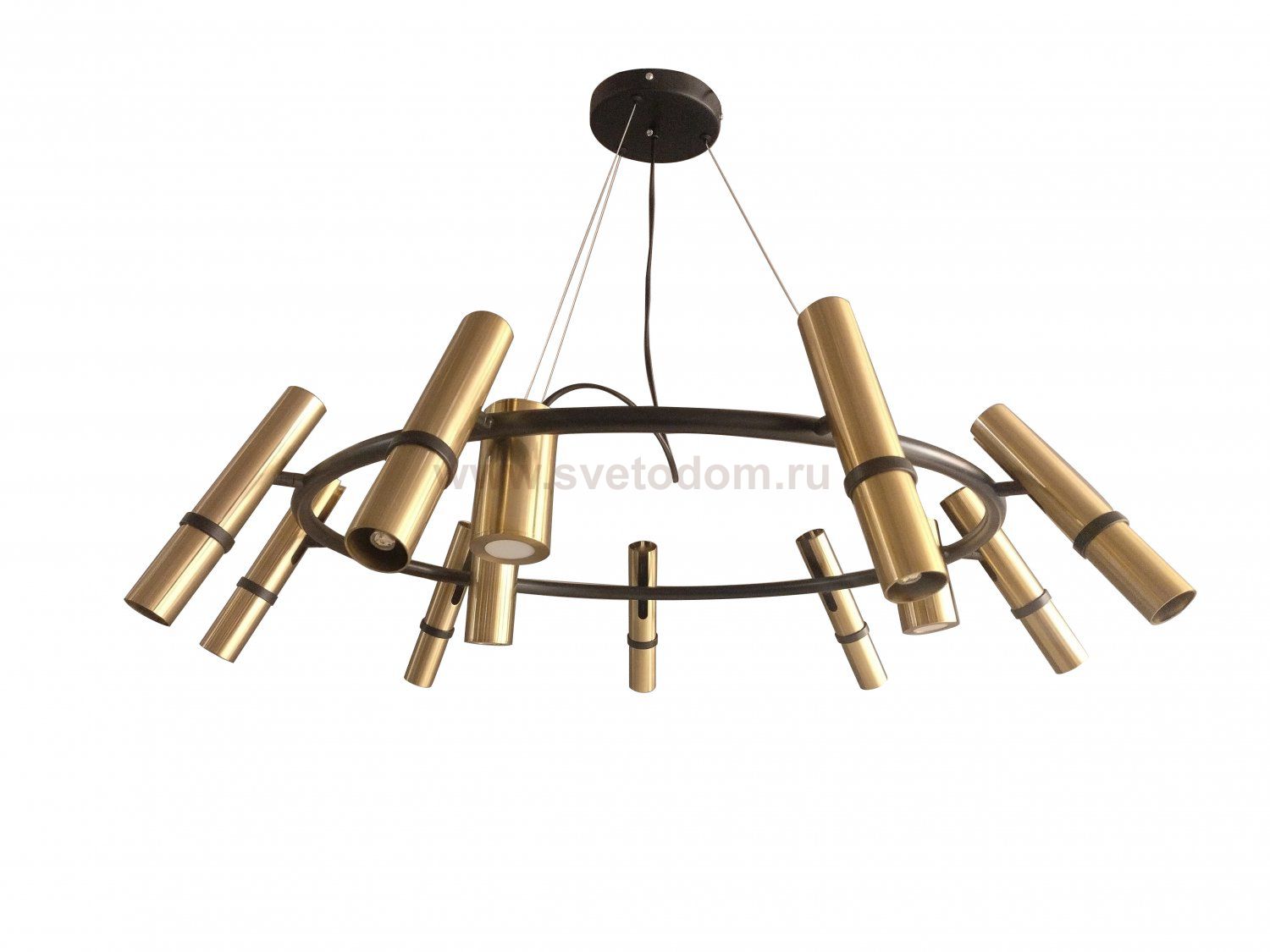 08425-12,19-20 Люстра Марфа бронза/черный d80 h150 G9 9*3W + Led 3*3W Kink light