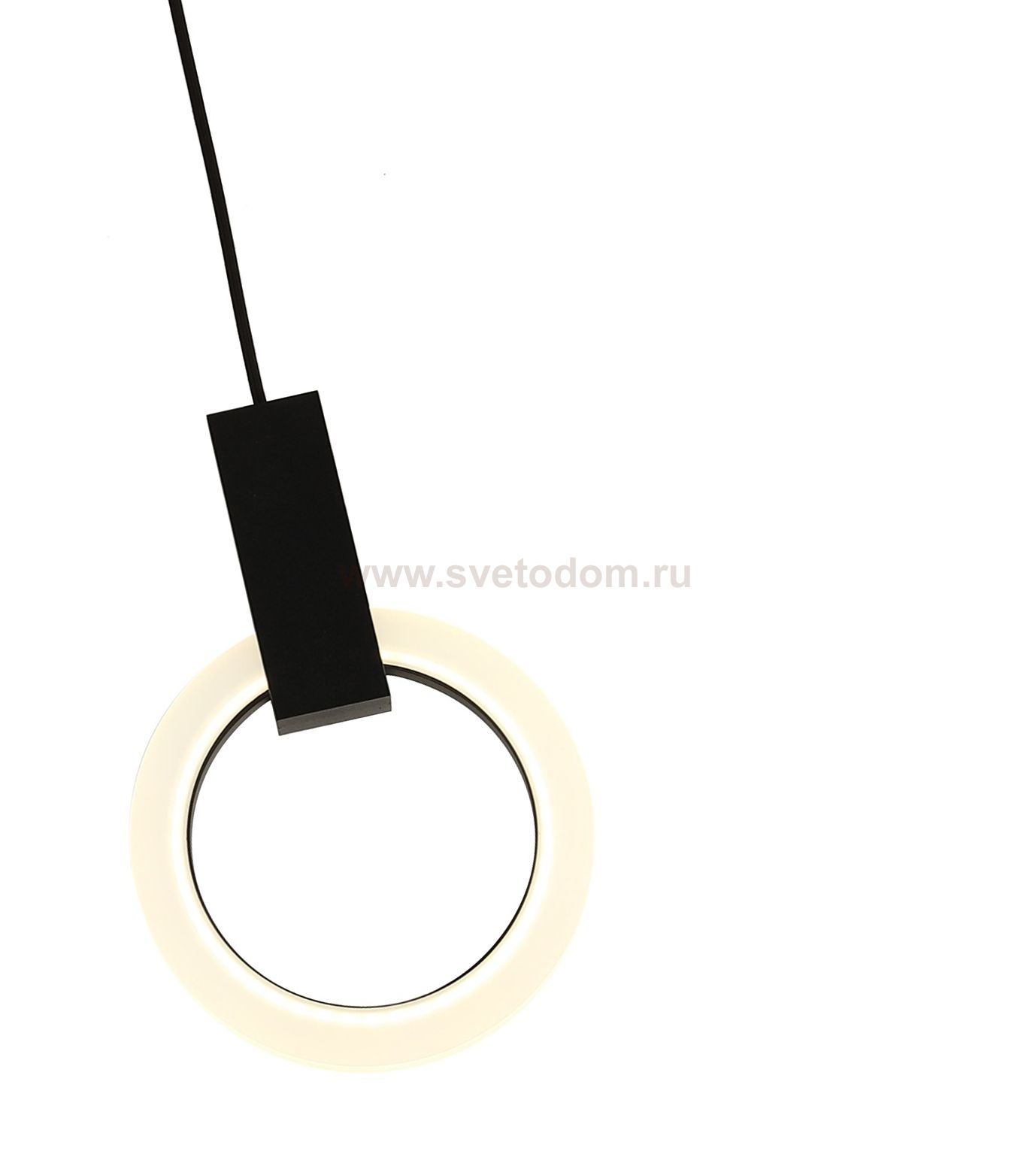Светильник кольцо 200мм Kink light 8430-20,19 черный купить в Перми за ...