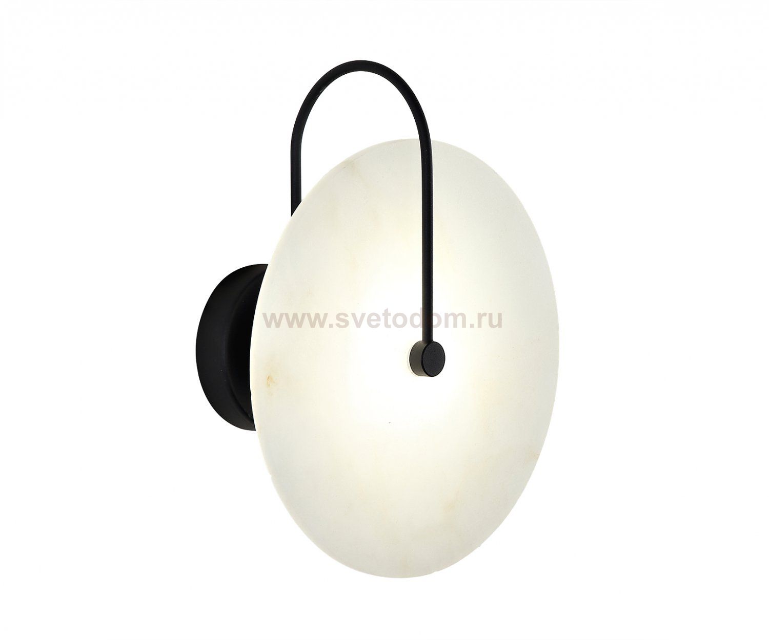 Kink Light 08437,19 Настенный светильник Мелисса черный/белый d25 h30 Led 6W (4000K)