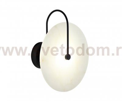 Kink Light 08437,19 Настенный светильник Мелисса черный/белый d25 h30 Led 6W (4000K)
