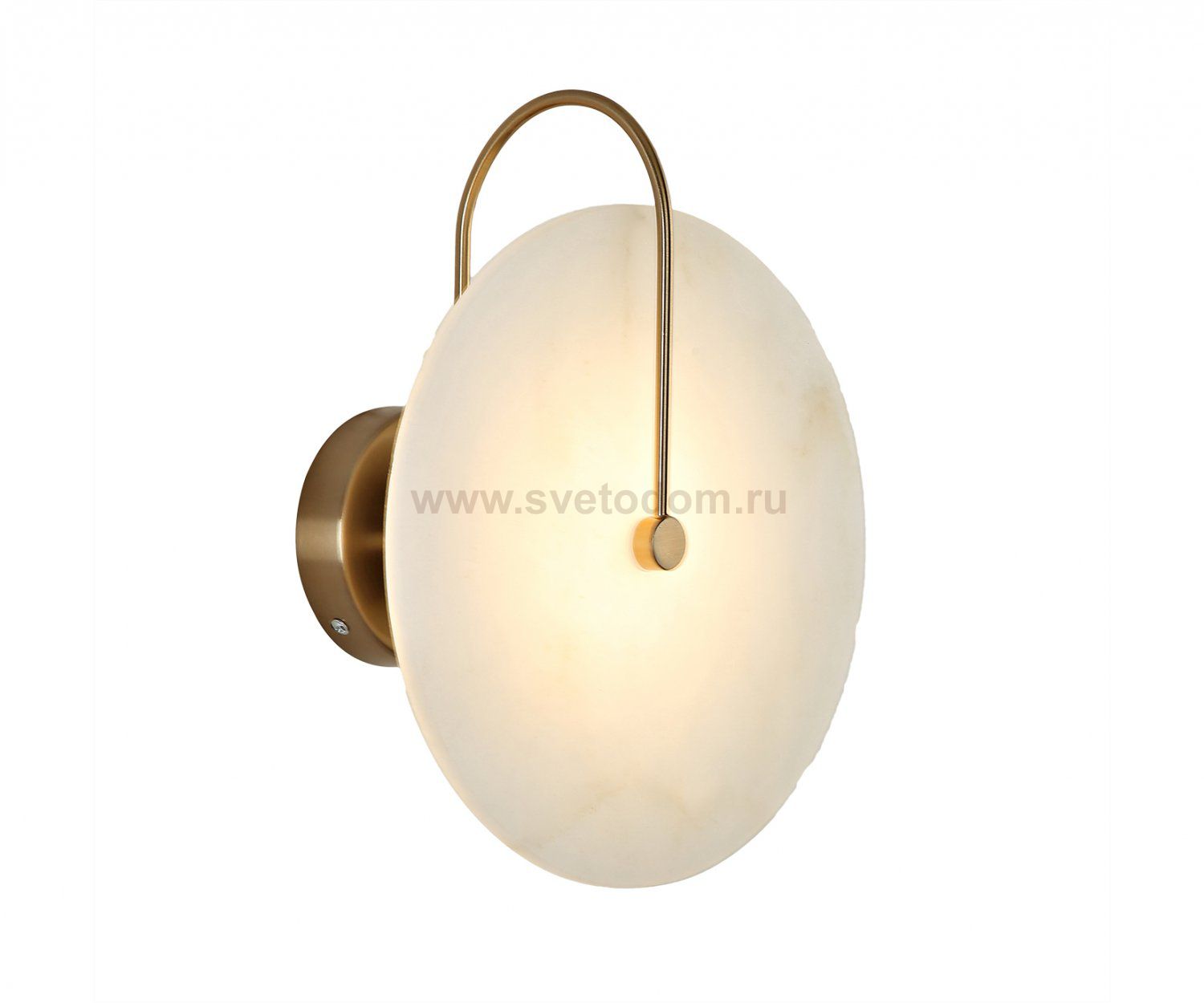 Kink Light 08437,36 Настенный светильник Мелисса латунь/белый d25 h30 Led 6W (3000K)