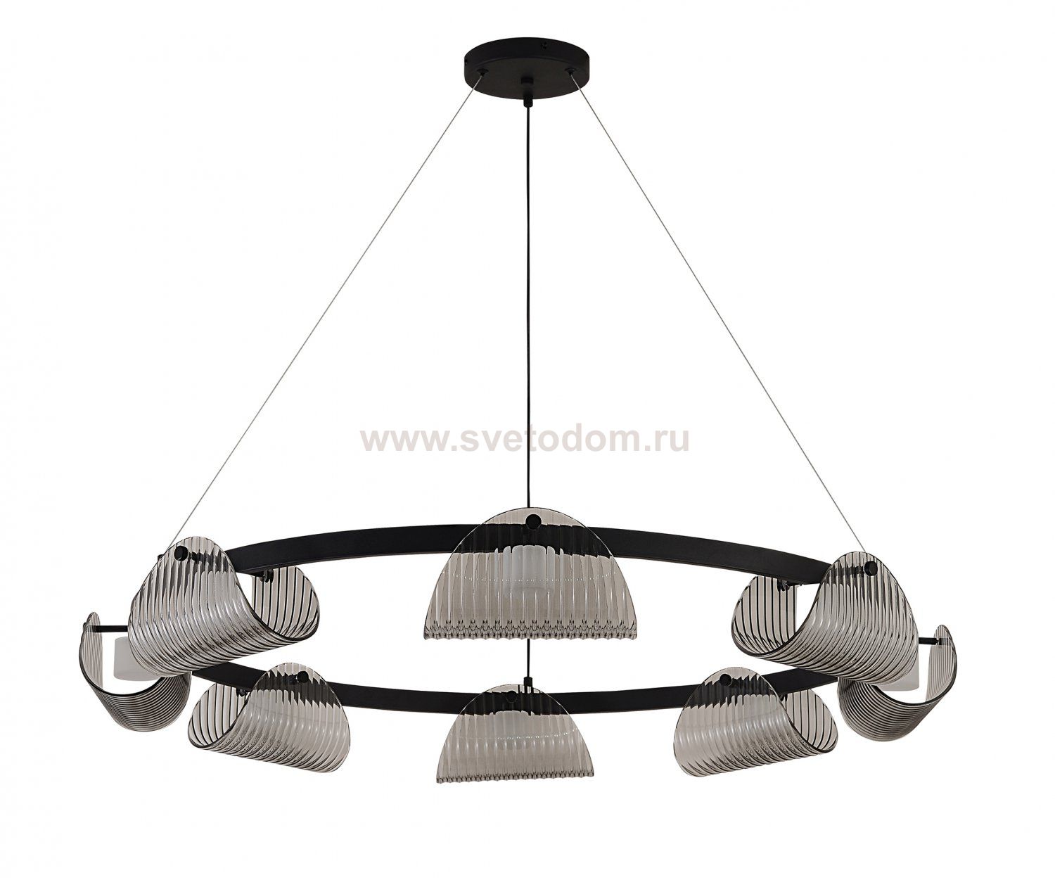 08447-8A,19(16) Люстра Каспи черный