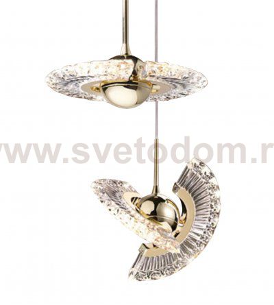 Подвесной светильник 08449-1A,33 d19 h150 Led 4w (3000K) Kink light Планета золото 
