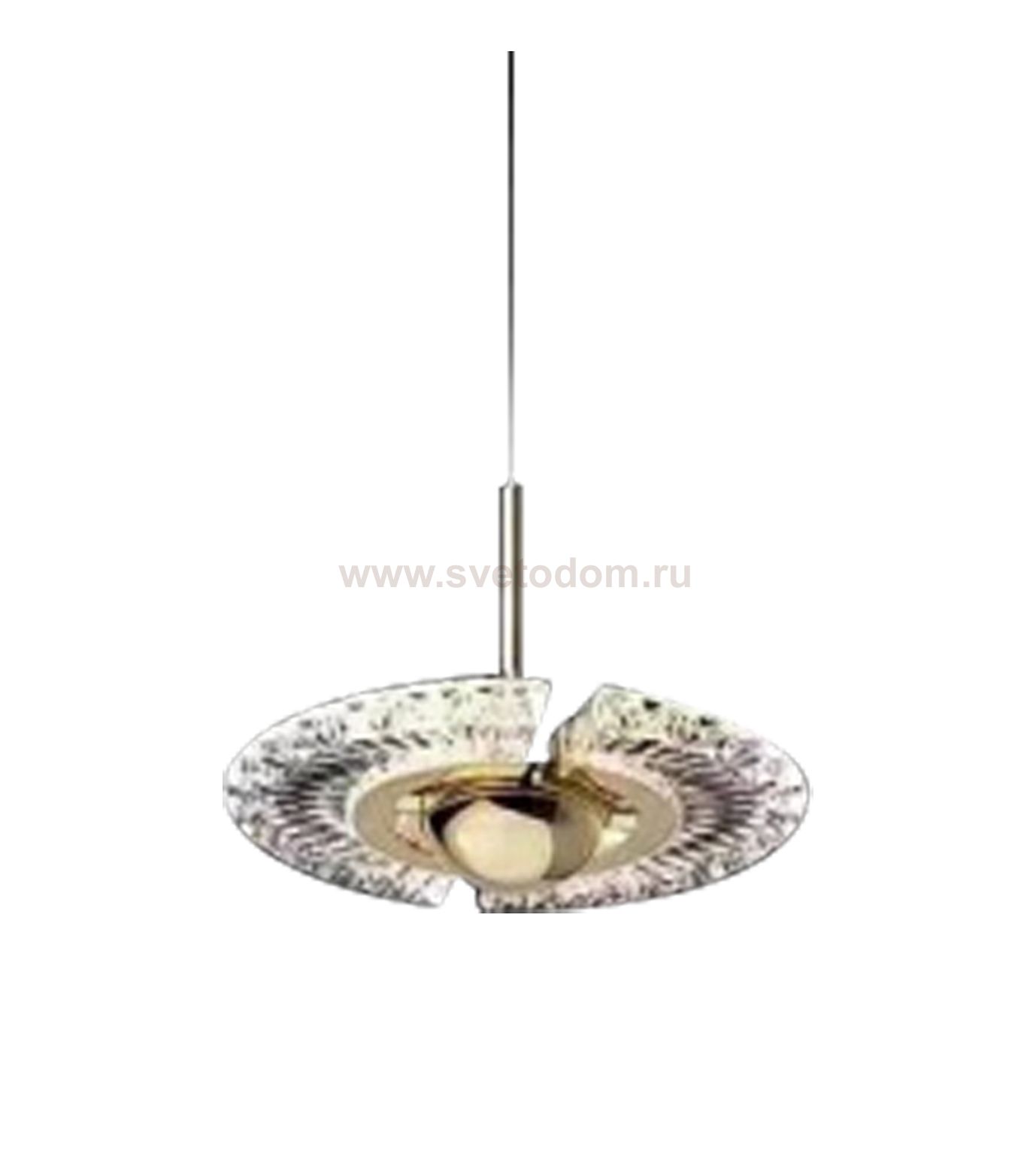 Подвесной светильник 08449-1A,33 d19 h150 Led 4w (3000K) Kink light Планета золото 