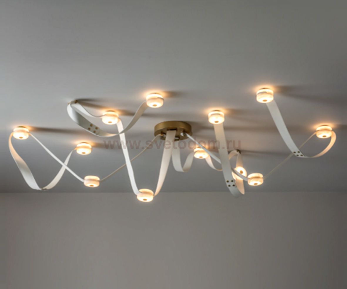 08462-12,01(36) Светильник Сола белый/латунь