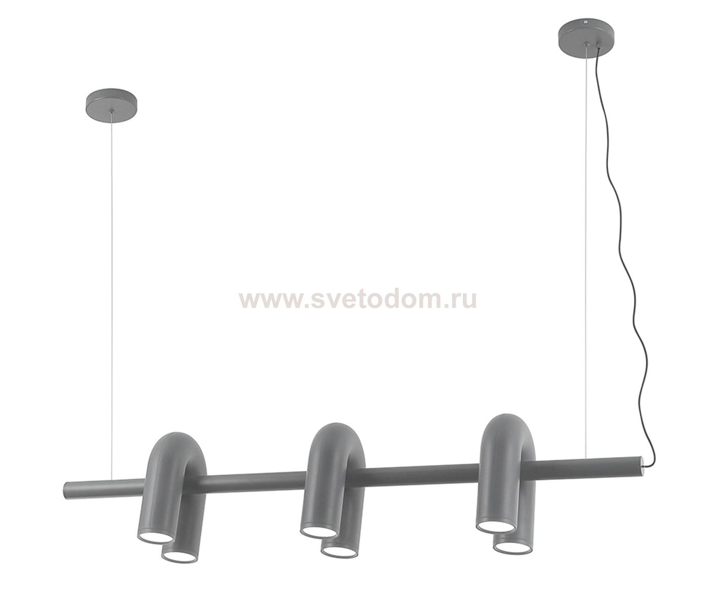 08465-3A,16(GU10) Подвес Канти серый GU10 30W