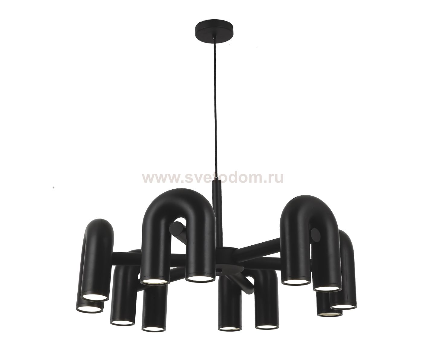 Kink Light 08465-6,19 Люстра Канти черный Led 72W