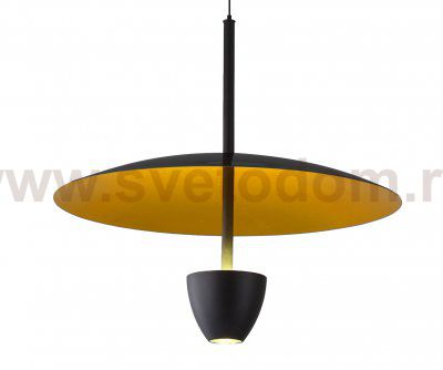 Kink Light 08466-35,19(33) Подвес Синди черный/золото d35 h120 Led 7W (4000K)