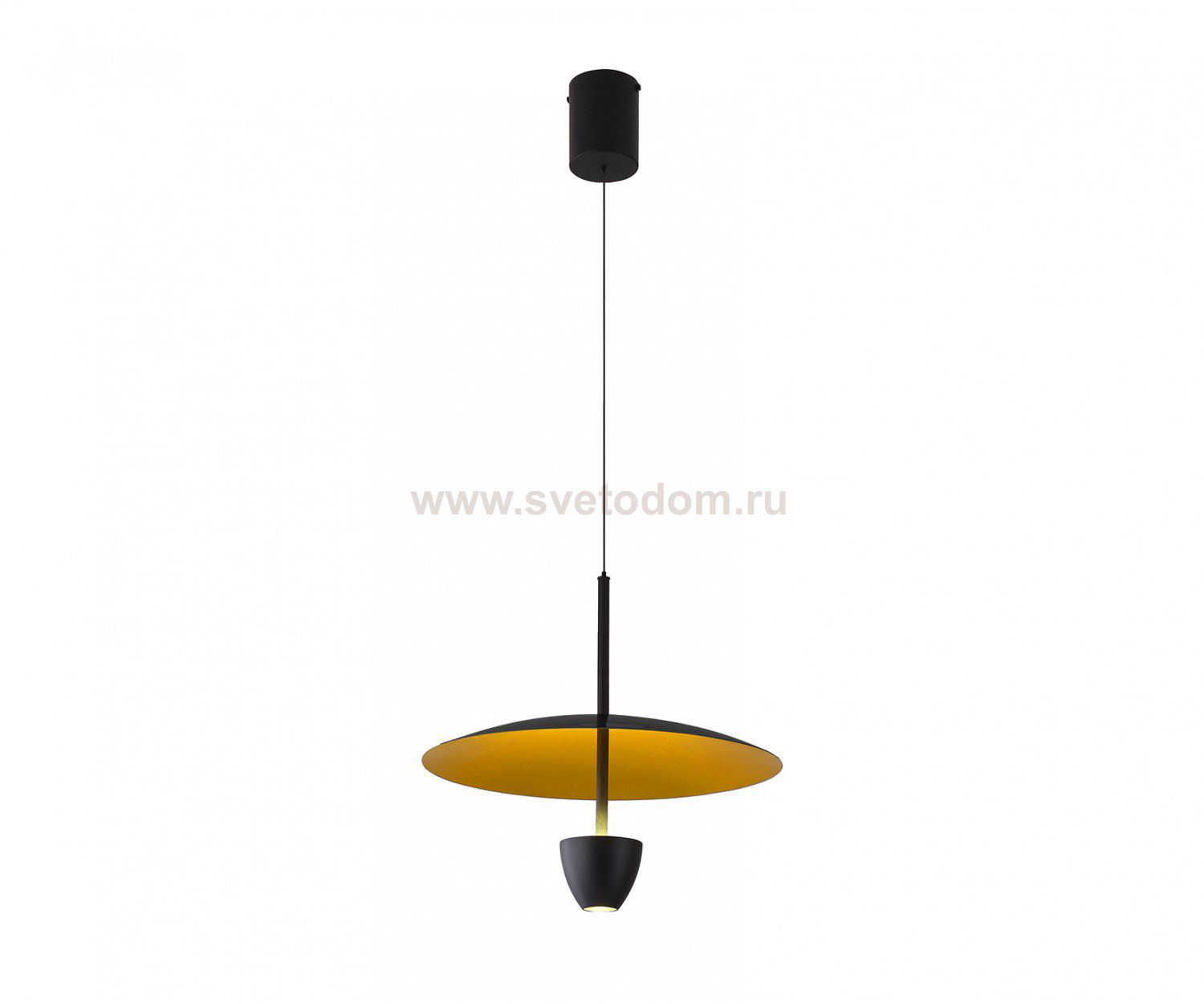 Kink Light 08466-35,19(33) Подвес Синди черный/золото d35 h120 Led 7W (4000K)