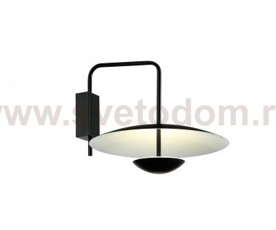 Kink Light 08467-35W,19 Настенный светильник Синди черный d35 L42.5 h38 Led 6W (4000K)