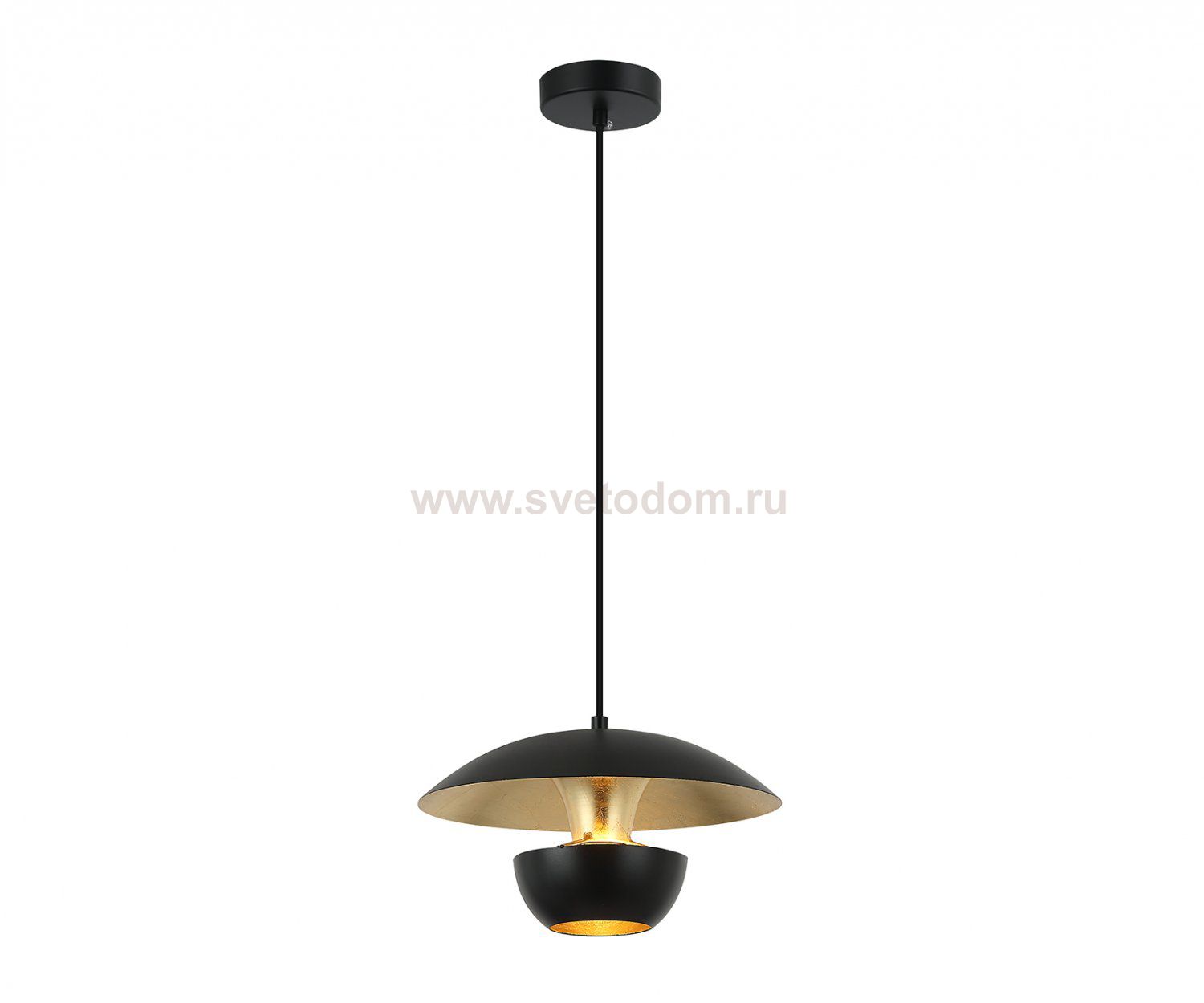 Kink Light 08468-23A,19 Подвес Сенти черный d23 h129 E27 1*40W