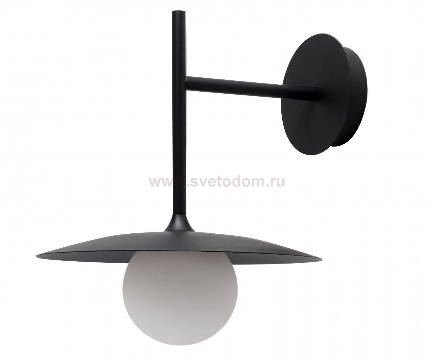 Kink Light 08469W-1,19 Настенный светильник Элисон черный d25 L30 h26 GU9 1*10W (Led лампы в комплекте)