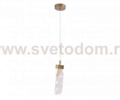 Kink Light 08511-1A,36 Подвес Астен латунь d10 h200 Led 6W (3000K)