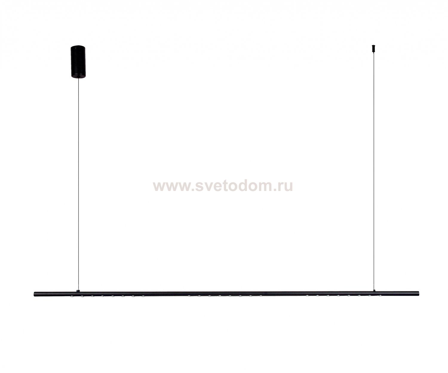 Kink Light 08557-150L,19 Подвес диммируемый Магни черный L150 h200 Led 24W (4000K) с пультом ДУ