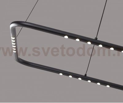Kink Light 08557-60*60,19 Подвес диммируемый Магни черный w60*60 h200 Led 24W (4000K) с пультом ДУ