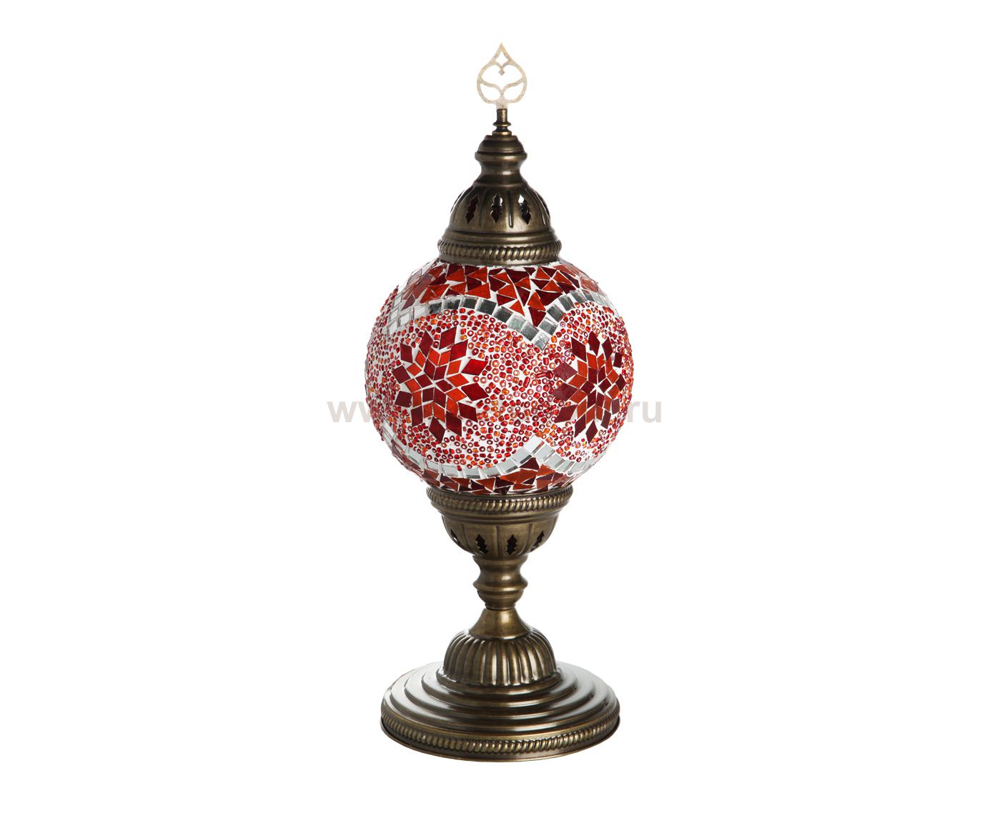 Настольная лампа МАРОККО оранжевый h-39. d-15 Е14 1*40w Kink light 915,09