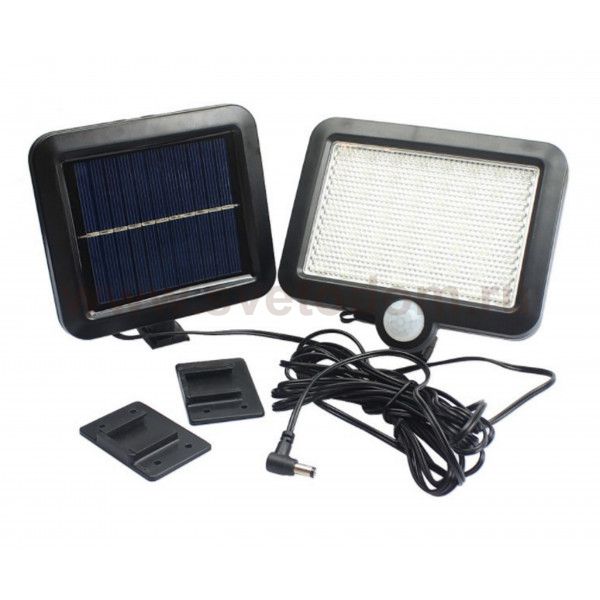 Светильник МИТРА черный с солнечной батареей w14,8*12,7 h2,4 Led 11,2W Kink light 9161